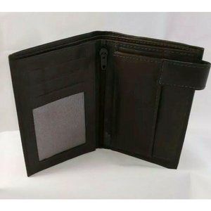 Men's Wallet Vintage Brown Genuine Leather Handmade Bifold Spain Euro style New